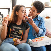 Football en Pizza T-shirt