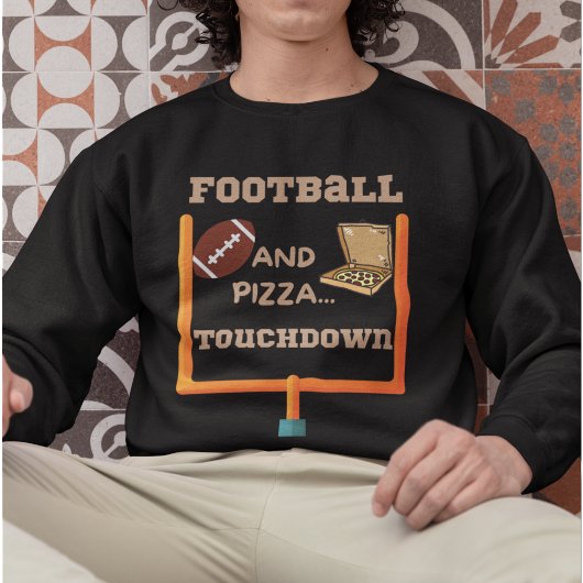 Football en Pizza Trui