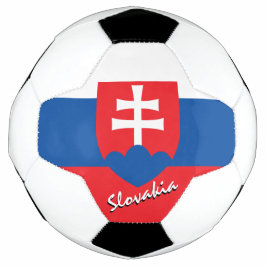 Football en Slowakije vlag / sport Voetbal