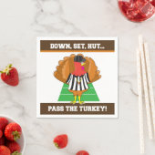 Football en Thanksgiving Turkije Thema Napkin Servet (Insitu)