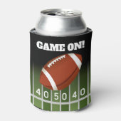 Football- en veldtreklijnen blikjeskoeler (Blikje Voorkant)