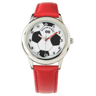 Football en Voetbal volgen met naam / nummer Horloge