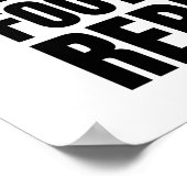 football eten herhalen poster (Hoek)