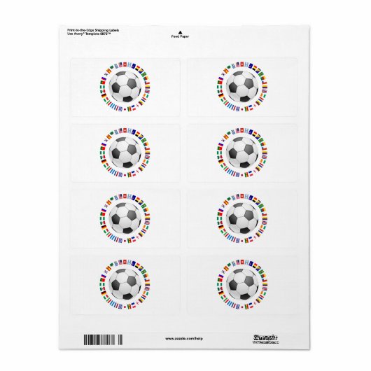 FOOTBALL ETIKET (Full Sheet)