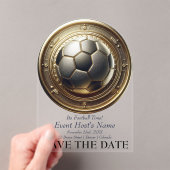 Football Event Party Invitation Acryl Uitnodigingen (Insitu (Draagbaar))