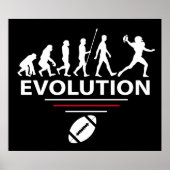 Football evolutie poster (Voorkant)
