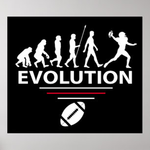 Football evolutie poster