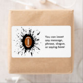 Football explosie etiket (Insitu)