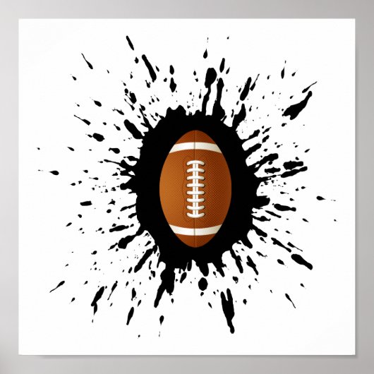 Football explosie poster (Voorkant)