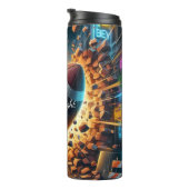 Football Explosion Urban Alley Neon Thermosbeker (Geroteerd rechts)