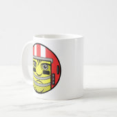 Football Face Coffee-Mok Koffiemok (Voorkant links)