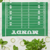 Football familie zondag spel dag cadeau theedoek (Gevouwen)