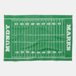 Football familie zondag spel dag cadeau theedoek