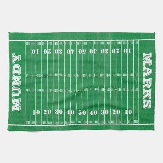 Football familie zondag spel dag cadeau theedoek (Horizontaal)