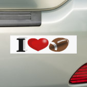 Football Fan Bumpersticker (Op auto)