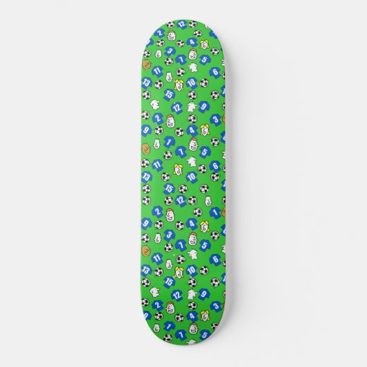Football Fan Football Club Design Skateboard (Voorkant)