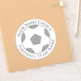 Football Fan Gepersonaliseerd met Football Club Na Sticker