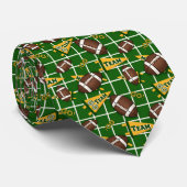 Football Fan Green en Gold Stropdas (Opgerold)