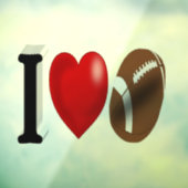Football Fan Raamsticker (Vel 3)