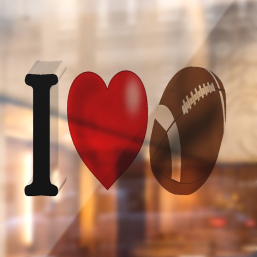 Football Fan Raamsticker (Vel 2)