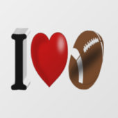 Football Fan Raamsticker (Vel)