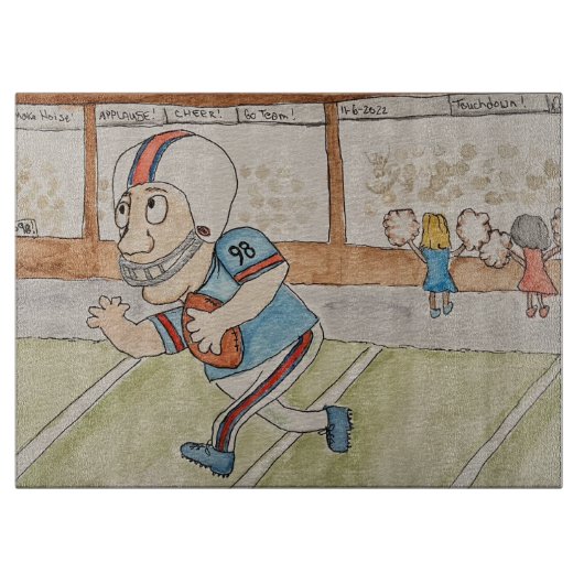 Football Fan Snijplank (Voorkant)