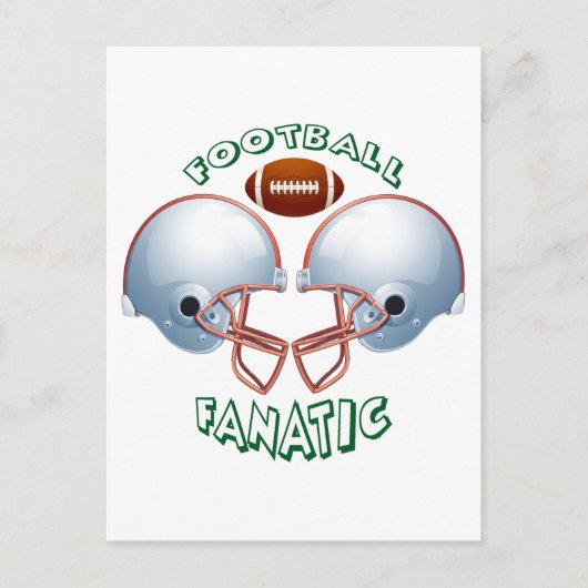 FOOTBALL FANATISCH BRIEFKAART (Voorkant)