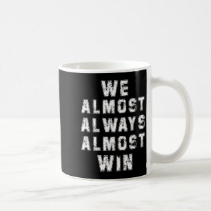 Football Fans Liefhebbers Grappige Retro We bijna Koffiemok