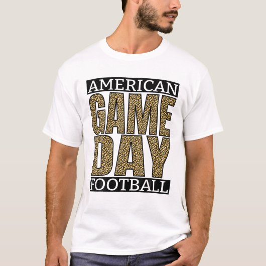 FOOTBALL FANS SPEL DAG VIBES T-SHIRT (Voorkant)