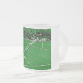 Football Fantasie Matglas Koffiemok (Voorkant rechts)