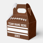 Football Favor Boxes, Handwrite Speler Namen Bedankdoosjes (Voorkant Zijde)