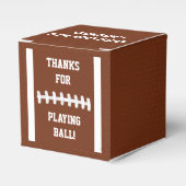 Football Favor Boxes voor Verjaardagsfeest Bedankdoosjes (Voorkant Zijde)