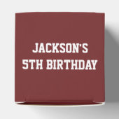 Football Favor Boxes voor Verjaardagsfeest Bedankdoosjes (Bovenkant)