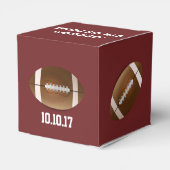 Football Favor Boxes voor Verjaardagsfeest Bedankdoosjes (Achterkant)
