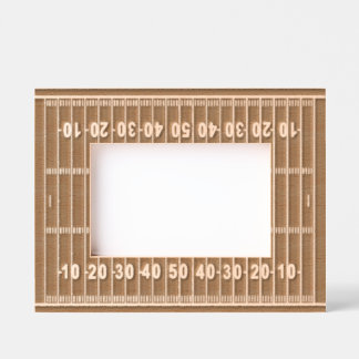Football Field Design geëtst Afbeelding Lijst Gegraveerde Lijstjes