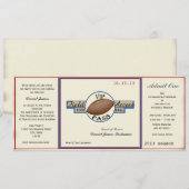  Football Field Pass Kaart (Voorkant / Achterkant)