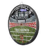 Football Field Sterrennachten Stadium House Dartbord (Voorkant Rechts)