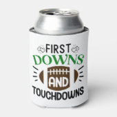 Football First Downs en Touchdowns Fun Blikjeskoeler (Blikje Voorkant)