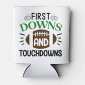 Football First Downs en Touchdowns Fun Blikjeskoeler (Voorkant)