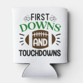 Football First Downs en Touchdowns Fun Blikjeskoeler (Achterkant)