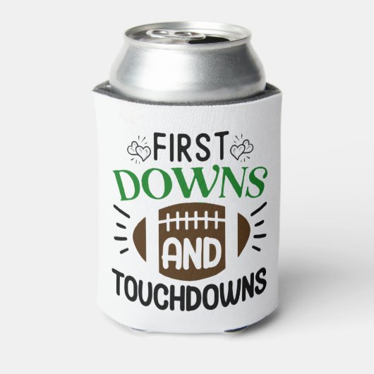 Football First Downs en Touchdowns Fun Blikjeskoeler (Blikje Achterkant)