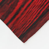 Football First Downs Touchdowns Red Wood Fleece Deken (Hoek)