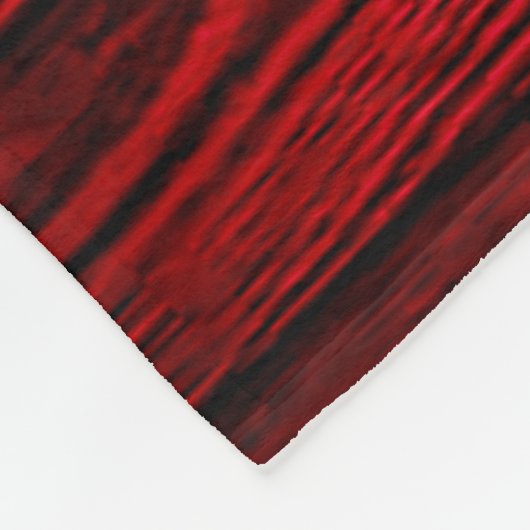 Football First Downs Touchdowns Red Wood Fleece Deken (Hoek)