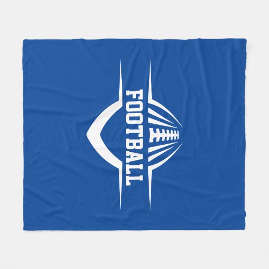 Football Fleece Blanket (Voorkant (Horizontaal))