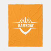 Football Fleece Blanket Deken (Voorkant)