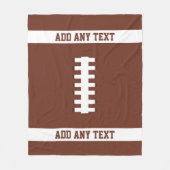 Football Fleece Deken (Voorkant)
