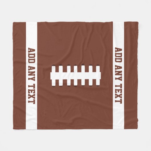 Football Fleece Deken (Voorkant (Horizontaal))