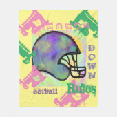 FOOTBALL FLEECE DEKEN (Voorkant)