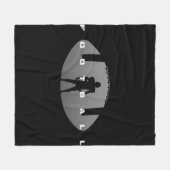 Football Football Fleece Deken (Voorkant (Horizontaal))