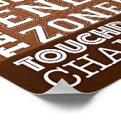 Football FOOTBALL QUOTES Sign Print (Hoek)